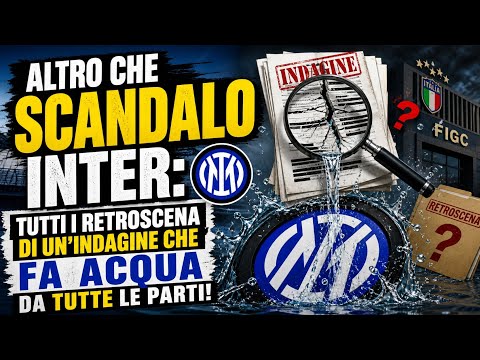 Video ALTRO CHE SCANDALO INTER: TUTTI I RETROSCENA DI UN'INDAGINE CHE FA ACQUA DA TUTTE LE PARTI!