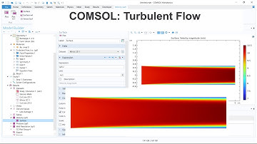 COMSOL: turbulent flow