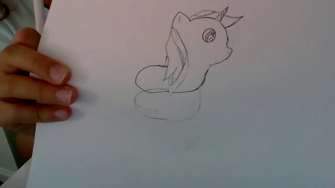 how to draw a My Little Pony - YouTube