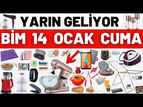 BİM YARIN KATALOĞU | BİM 14 OCAK 2022 RESMİ KATALOĞU #bim #aktüel