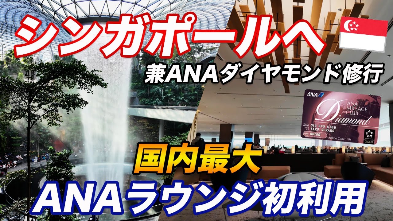 【2025年初海外】ANAでシンガポールへ！羽田第2ターミナルANAラウンジを初利用！
