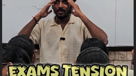 EXAMS AND TENSION | SANJAY APPAN #sanjayappan