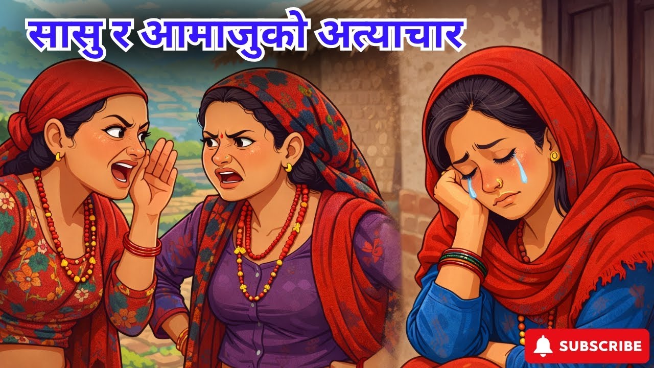 सासु र आमाजुको अत्त्याचार। Pidit Buhari । Nepali katha | Nepali Lok Katha 