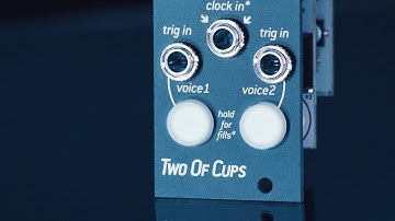 Introducing TWO OF CUPS: 2-voice intuitive sample player for eurorack