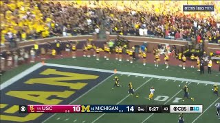 Will Johnson's Pick-6 Play vs. USC | Michigan Football | 09/21/2024