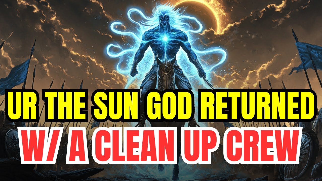 CHOSEN ONE,☀️ YOU ARE THE SUN GOD RA RETURNED AFTER 6,000 YEARS & BROUGHT BACK A CLEAN UP CREW!