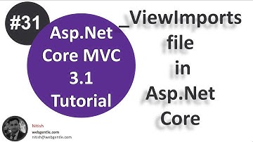 (#31) ViewImports file in asp.net core | _ViewImports.cshtml | Asp.Net Core tutorial