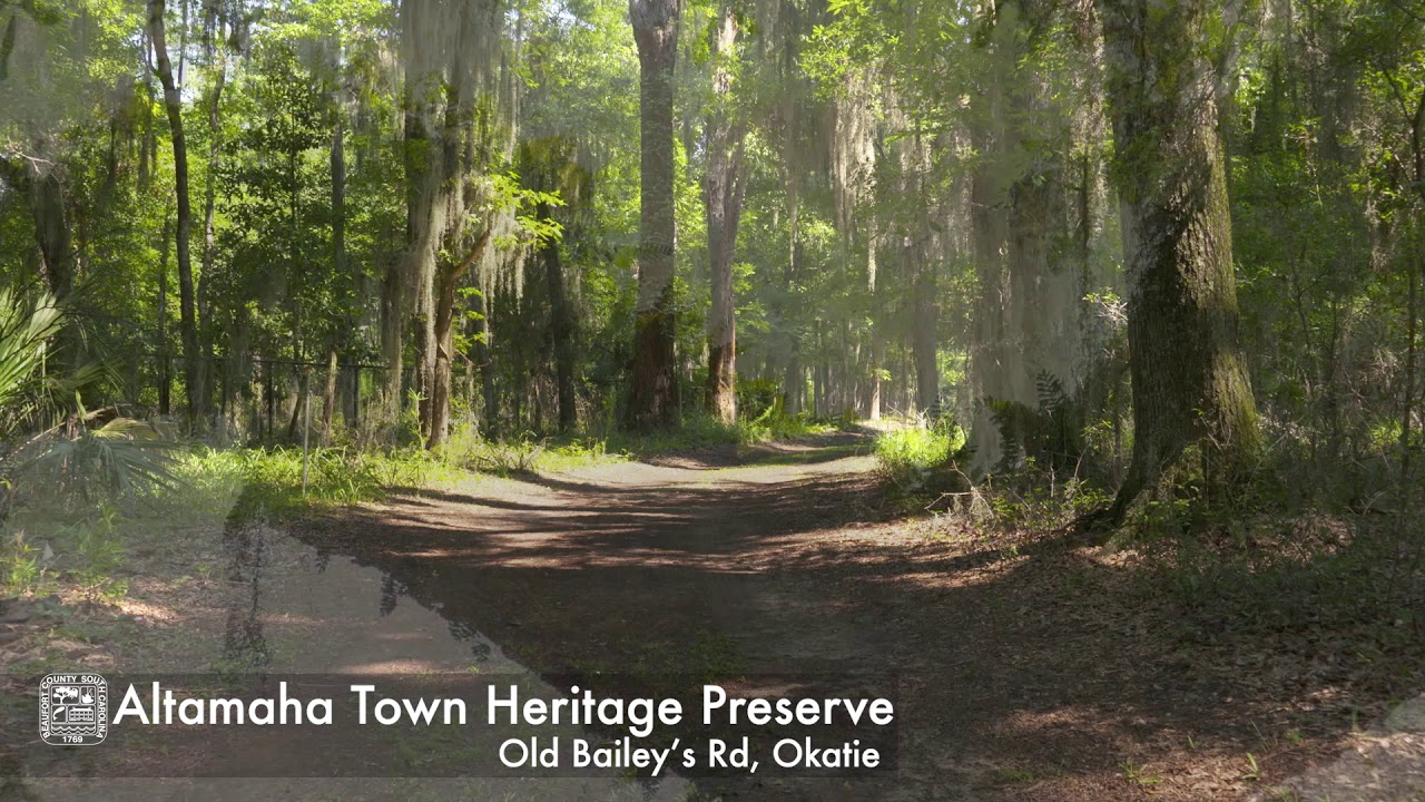 Beaufort County Passive Parks Altamaha Town Heritage Preserve YouTube