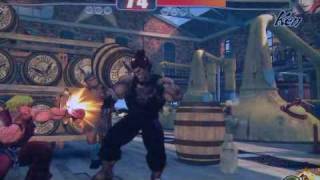 Street Fighter 4 IV Gameplay - Akuma vs Ken