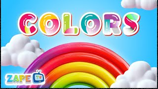 Colors Song Compilation - Learn Colors With Fun Rhymes Zape Tv