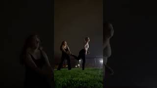 Girl Kicks Her Friend’s Face and Falls While Attempting a Challenge