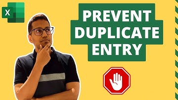 Prevent Duplicate Entries in Excel (2 Simple Ways)