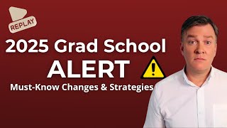 2025 Grad School Q&A (Live Replay) | PhD + Master’s Admissions Strategy You Need Now