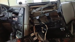 Замена мотора печки салона DAF105 (quick way to replace a heater blower DAF 105)