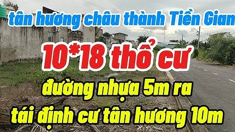 Tập 278 : Đất đẹp gần khu tái định cư tân hương thích hợp xây trọ cho thuê 