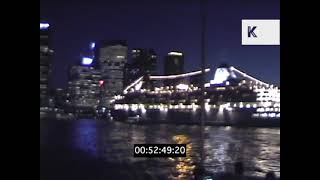 2000s Sydney Night Skyline Harbour Bridge