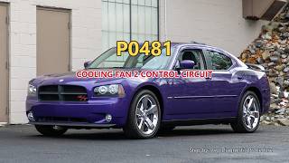 P0481 Dodge Charger - Cooling Fan 2 Control Circuit | Step-by-Step Diagnosis