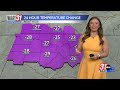 Feeling the cooler air today in the Tennessee Valley