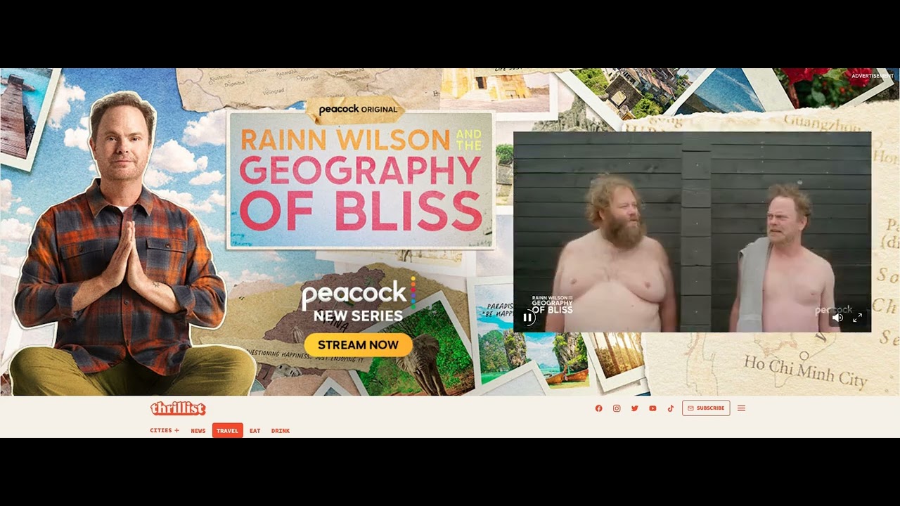 Peacock Geography of Bliss Prelude Thrillist YouTube