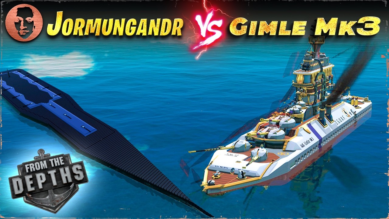 Jormungandr vs. Gimle Mk3 - From the Depths Grand Battleship Tournament