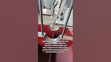 High-speed laser cladding machine - Semi-Circular Bushing