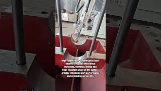 High-speed laser cladding machine - Semi-Circular Bushing