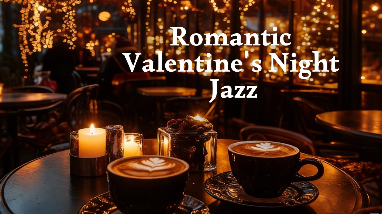 🌹 [Romantic Valentine Jazz Music] Valentine Coffee Jazz Piano & Sweet Bossa Nova for Cozy Night ☕💖