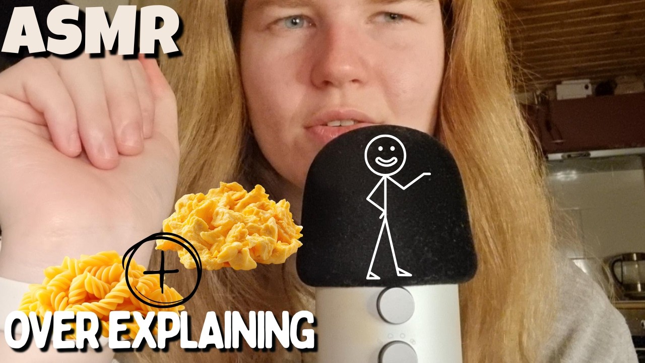 Over Explaining Simple Food: Eiernudeln 🍳🍝 | ASMR