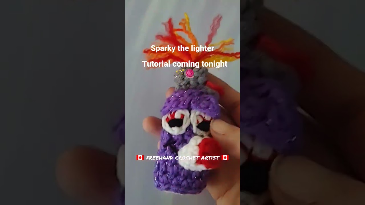 crochet stoner lighter 