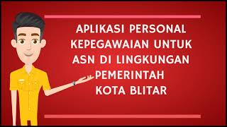 VIDEO TENTANG PENGENALAN APLIKASI PERSONAL KEPEGAWAIAN PADA ASN DI LINGKUNGAN PEMERINTAH KOTA BLITAR screenshot 4