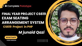 Exam Seating Arrangement System | FYP Prototype Video 2025 | Final Year Project by Junaid Qazi