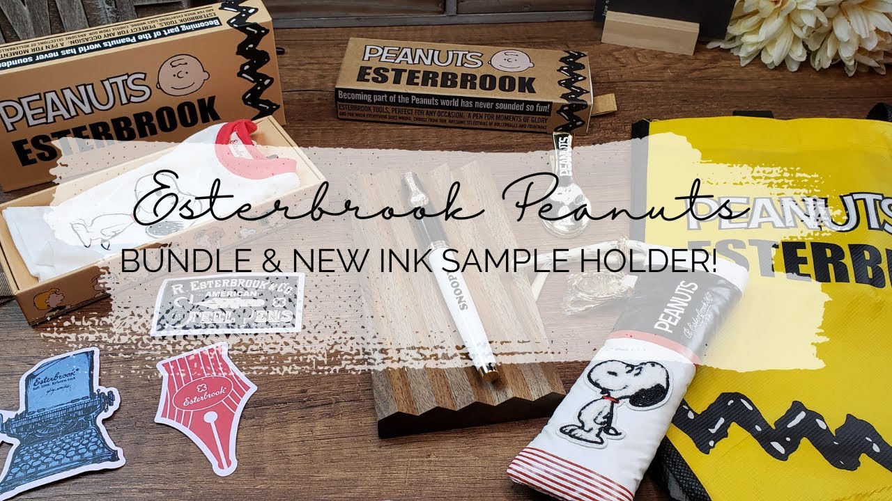 Распаковка набора Esterbrook/Peanuts Whatnot + подставка для пробников чернил Stacked Ink | Путев...