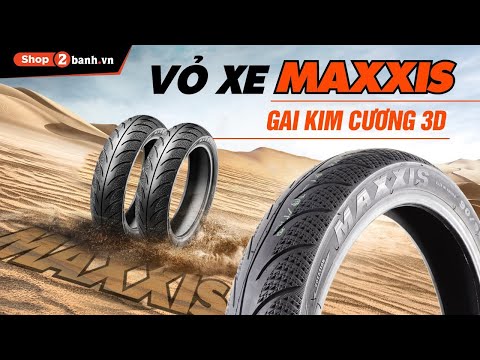 Video Vỏ Maxxis gai kim cương 3D cực đẹp cho các dòng xe số - youtube