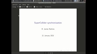 SuperCollider external sync: LinkClock (Ableton Link) and MIDISyncClock