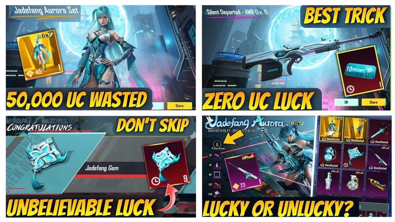 😱OMG !! BRAND NEW JADEFANG AURORA ULTIMATE SUIT & NEW LEVEL 7 AMR SKIN CRATE OPENING IN BGMI