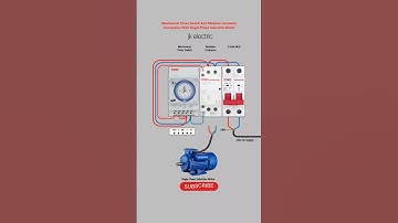 Modular contractor  single phase motor and control  Mechanical timer switch#short#shorts
