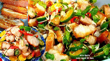 cách làm THỊT BA RỌI CHIÊN GIÒN LẮC SẢ TẮC món ăn ngon ngất ngây @huuquocmonngondelam