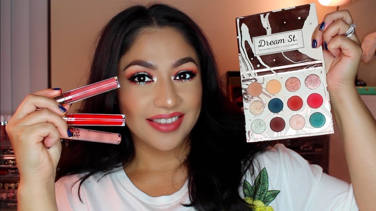 KATHLEENLIGHTS X COLOURPOP MAKEUP TUTORIAL & LIP SWATCHES! ⎮ GEREL MATTA