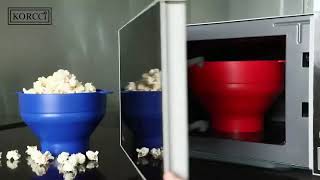45% Off Korcci Microwaveable Silicone Popcorn Popper on Amazon