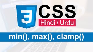 CSS Min() Max() Clamp() Function Tutorial in Hindi / Urdu