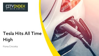 Tesla Hits All Time High
