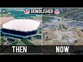 Abandoned & Demolished NFL Stadiums | Then and Now