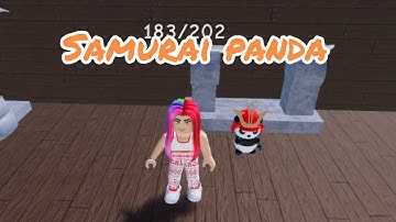 SAMURAI PANDA FIND THE PANDAS 🐼 ROBLOX