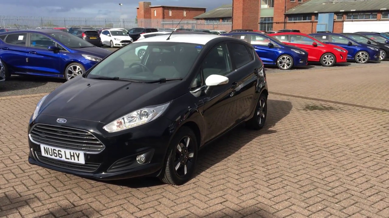 Used Ford Fiesta 1.0 EcoBoost Zetec Black 5dr Hatchback - YouTube