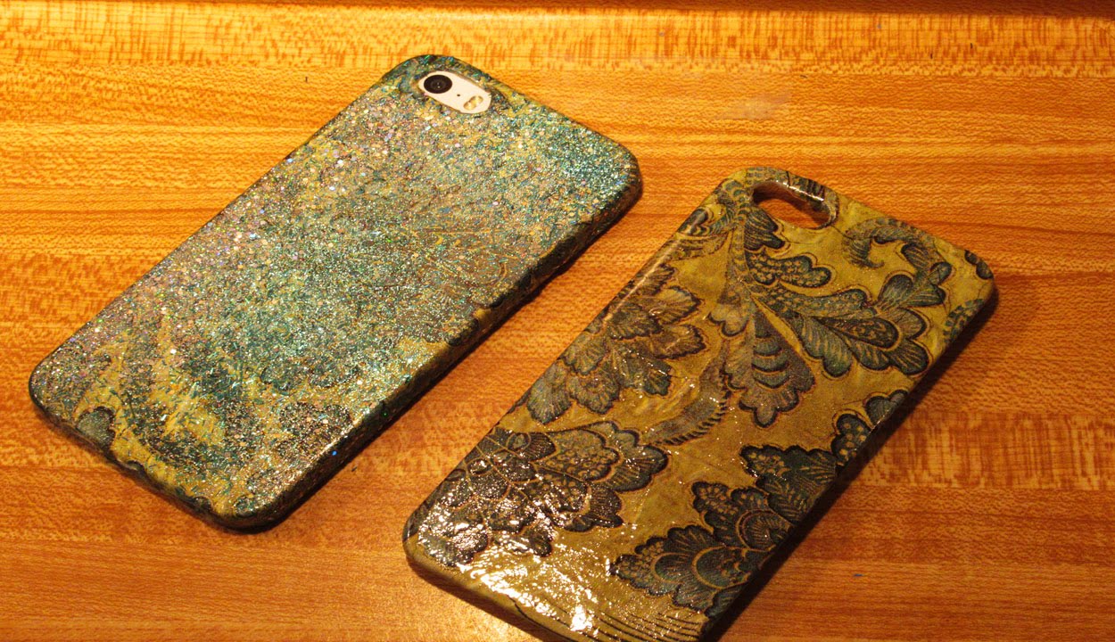 DIY Simple Decoupage Cell Phone Smartphone case YouTube