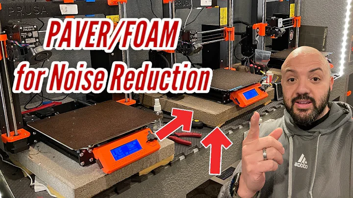 Using a paver and foam to reduce sound/vibration of your 3D printers