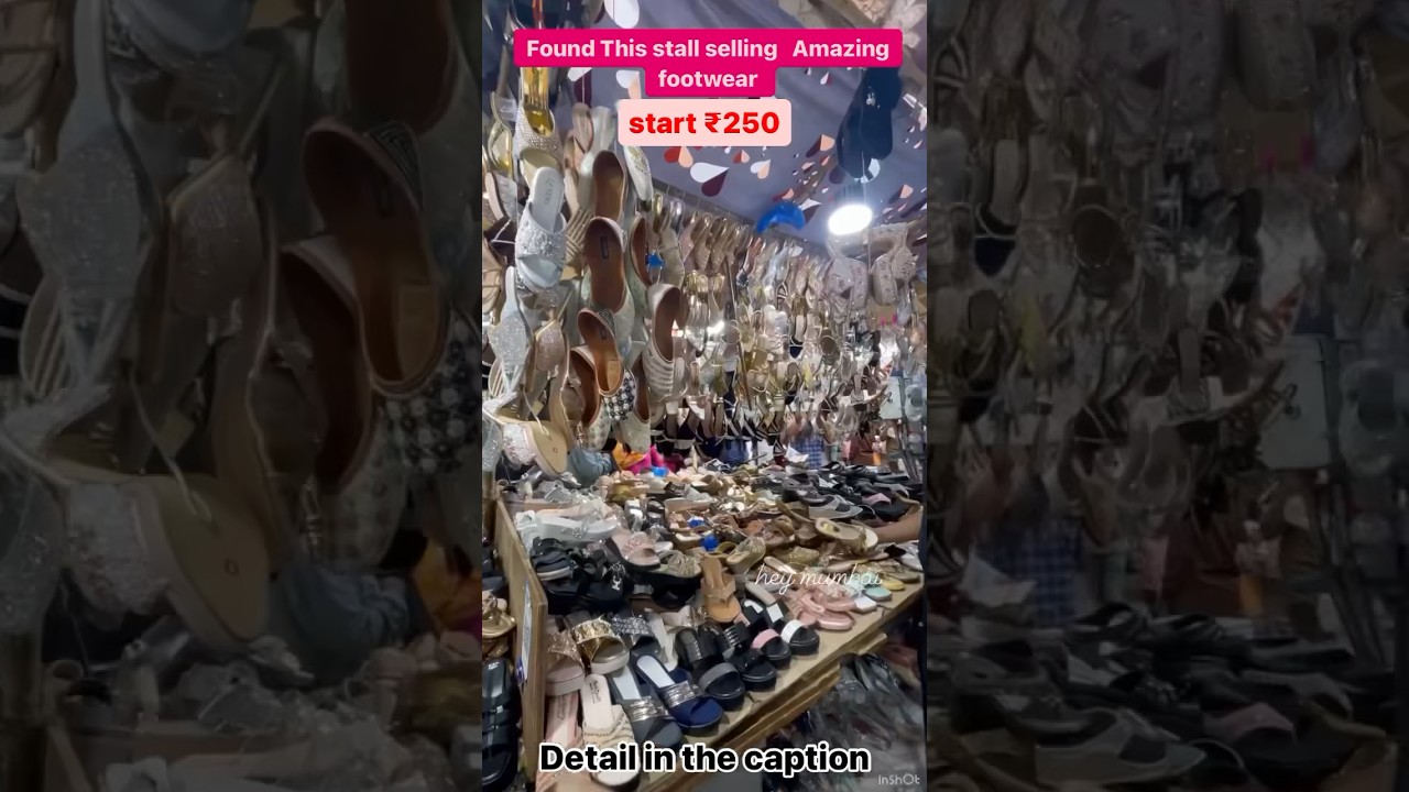 Mohammad Ali road market famous for footwear shopping 