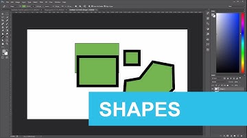 Drawing Shapes to Design Images Using Your Mouse in Photoshop