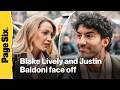 Blake Lively and Justin Baldoni arrive at NYC court
