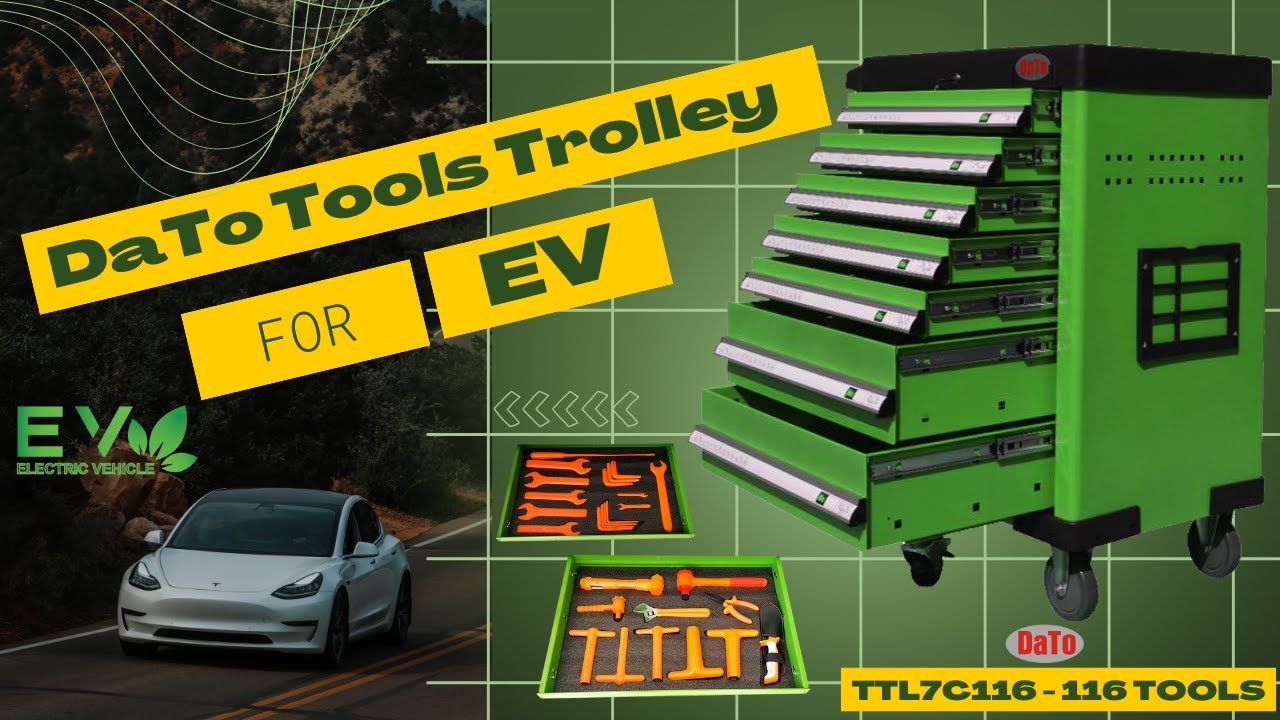 DaTo Tools Trolley for Electric Vehicle | Advanced Tools for Electric Car 